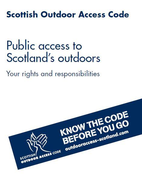 Scottish Outdoor Access Code front cover